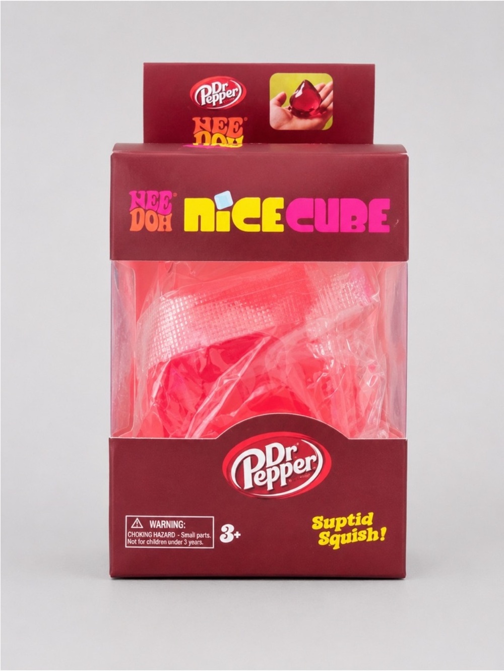 Dr Pepper Nice Cube Squishy Toy- stress relief